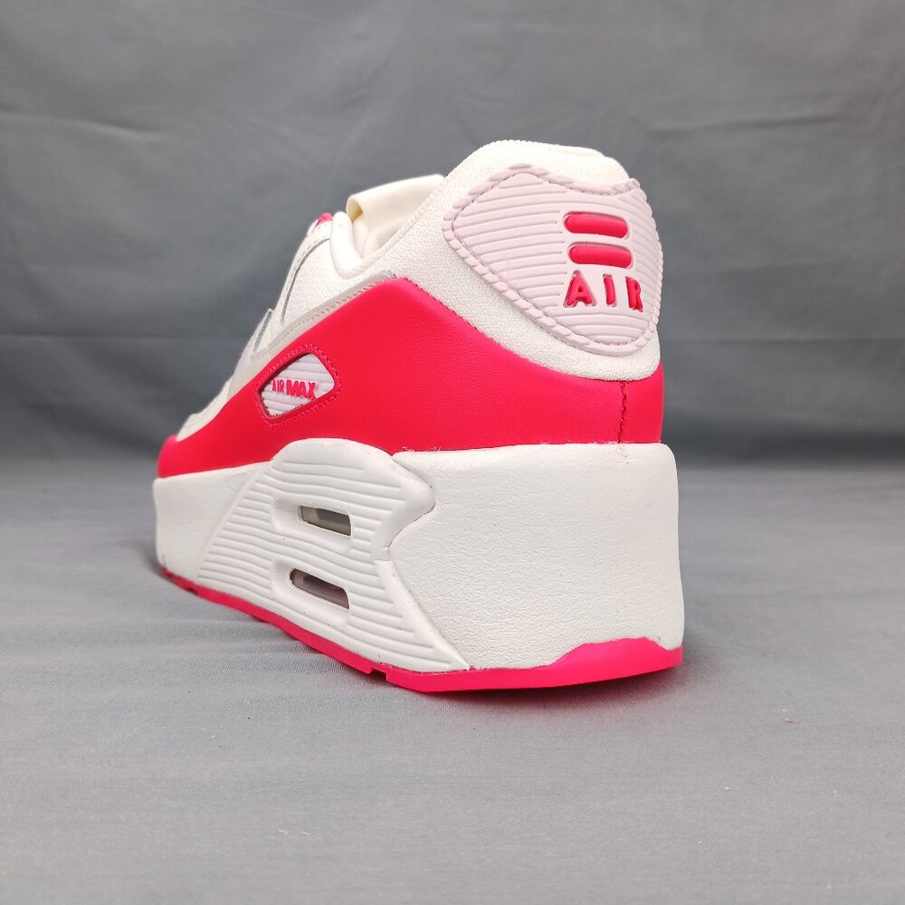 Nike Air Max 90 LV8 Women's Shoes Sneakers HF5073 133 White Red Sizes 8-10 - Picture 7 of 10
